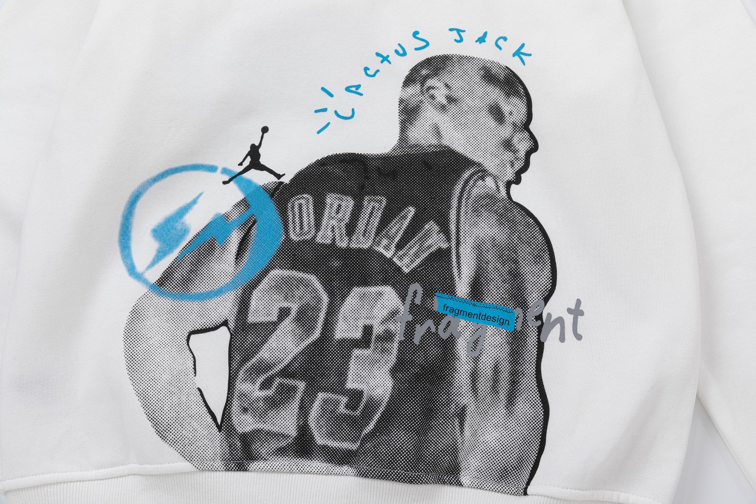 KU 668 #AJ FLYING MAN WITH FLIES, BLACK, WHITE, M-XXL - 图片 7