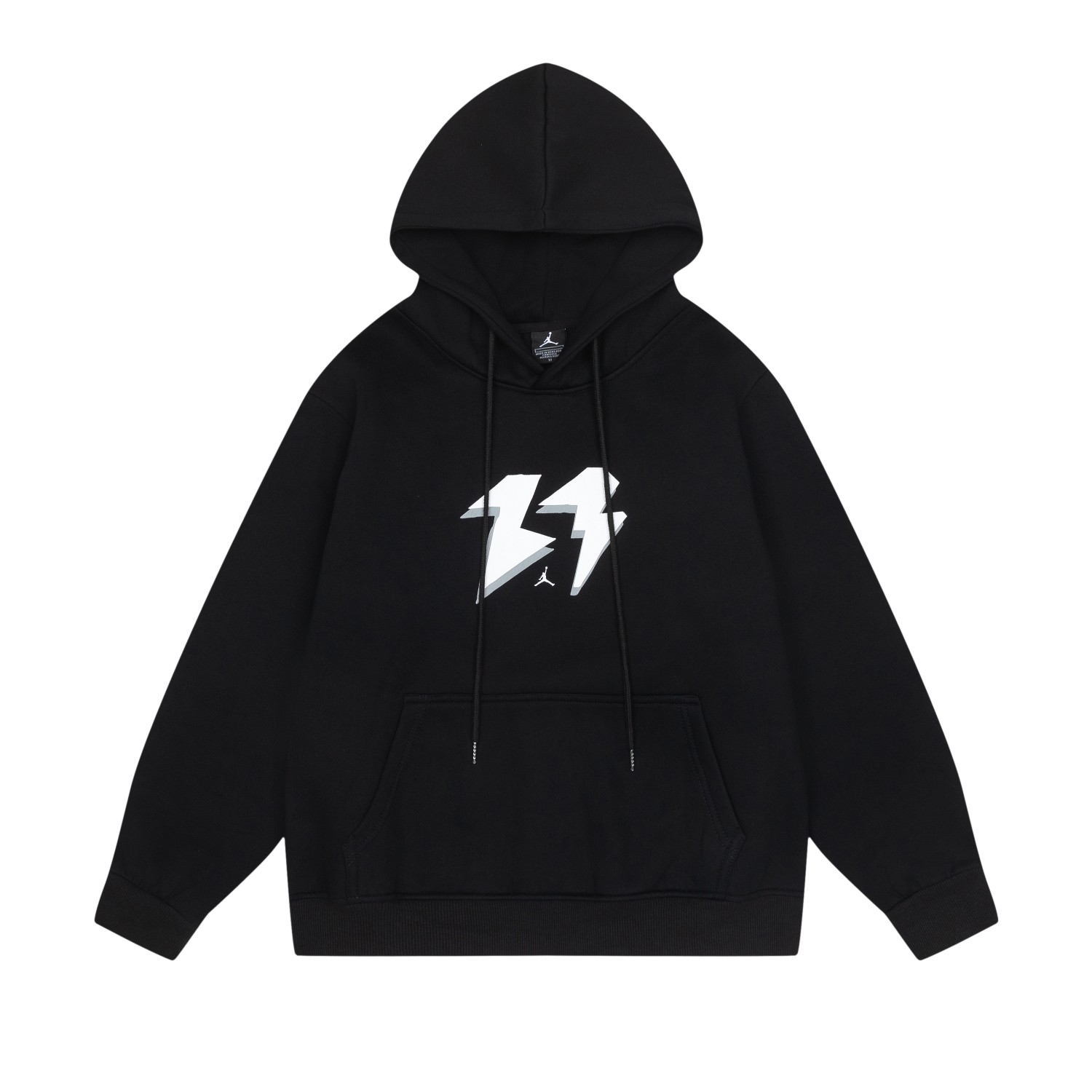 KU 672 #AJ FLYING MAN WITH FLIES, BLACK, WHITE, BROWN M-XXL - 图片 2