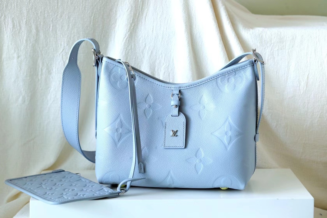 Louis Vuitton Borse Borsette Blu Denim Blue Empreinte​ M46673