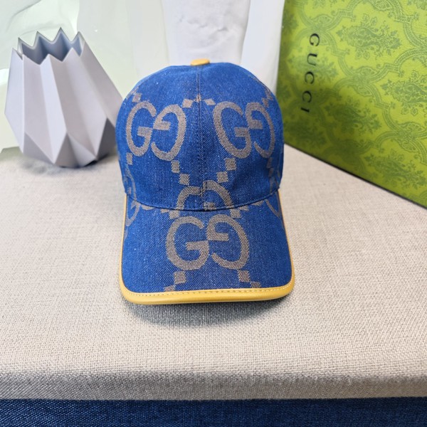 High Quality AAA Replica Gucci Hats Baseball Cap Blue