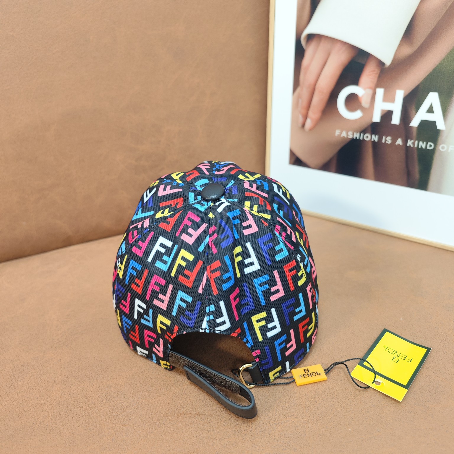 P105 🎀Fend1 – High-level Single Network Baseball Hat - 图片 4