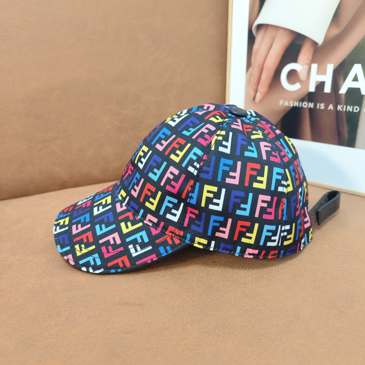 P105 🎀Fend1 – High-level Single Network Baseball Hat - 图片 3