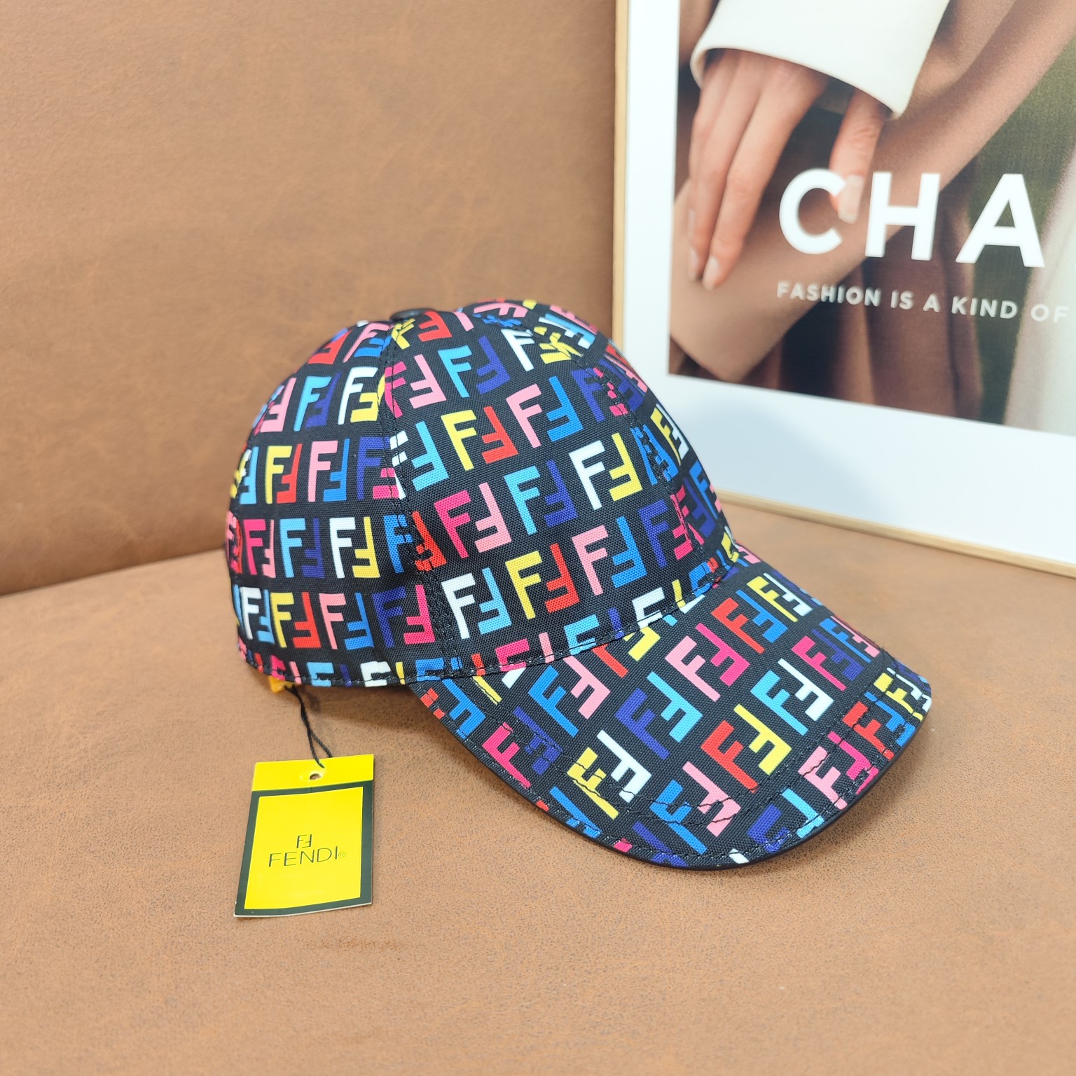 P105 🎀Fend1 – High-level Single Network Baseball Hat - 图片 6
