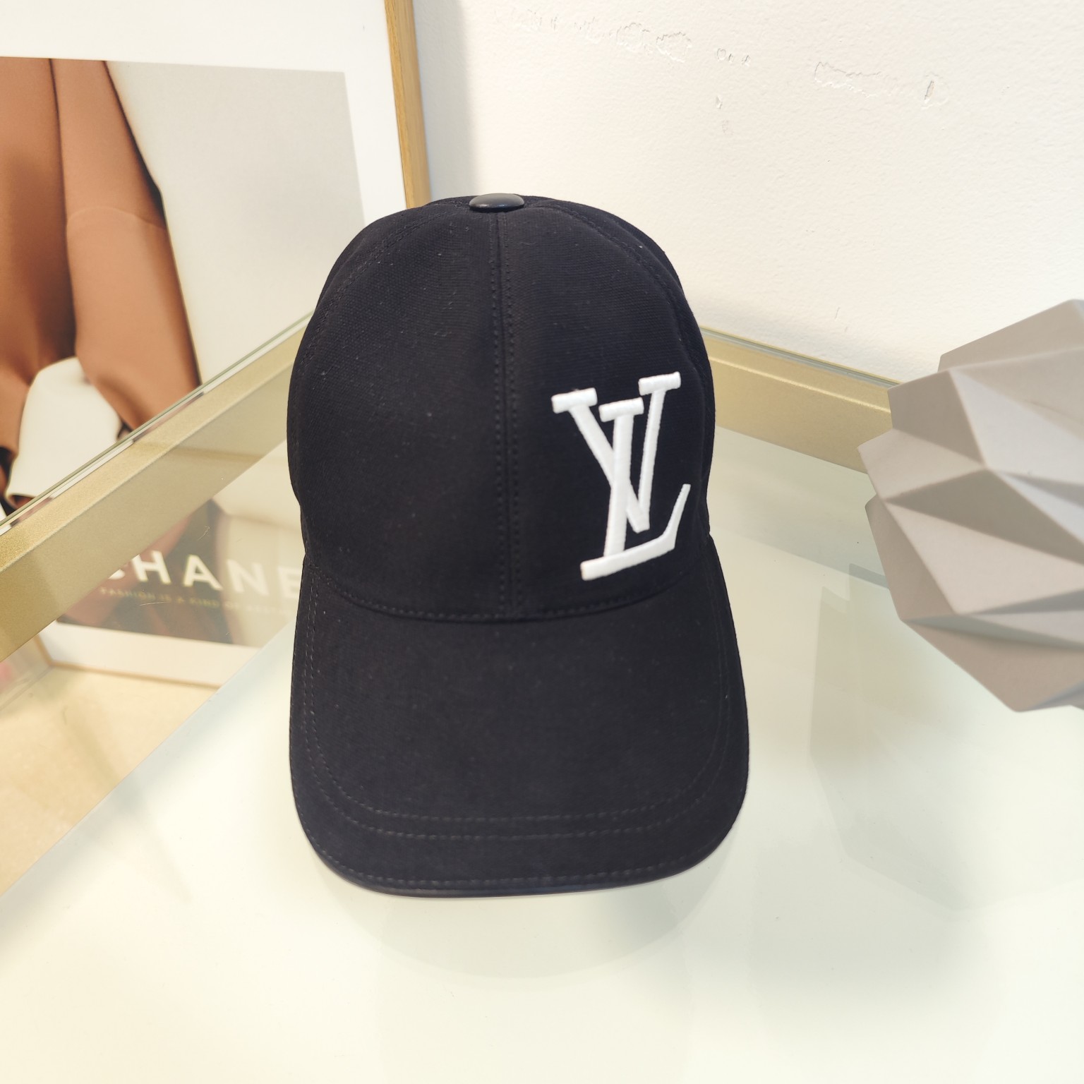 Front view of the baseball cap