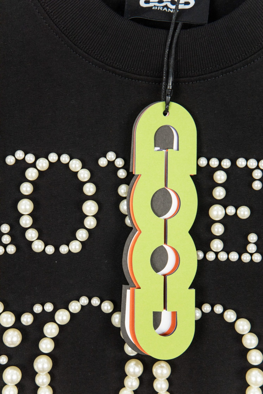 GOODBRAND 25ss 珍珠刺绣重工短袖T恤-Chinese UA Cheap High Quatity Brand Clothes Bags handbags Sneakers wholesale wholesaler seller from China Factory suppliers Fashion Clothing Shoes best Quality Beautiful Price GOODBRAND 25ss 珍珠刺绣重工短袖T恤