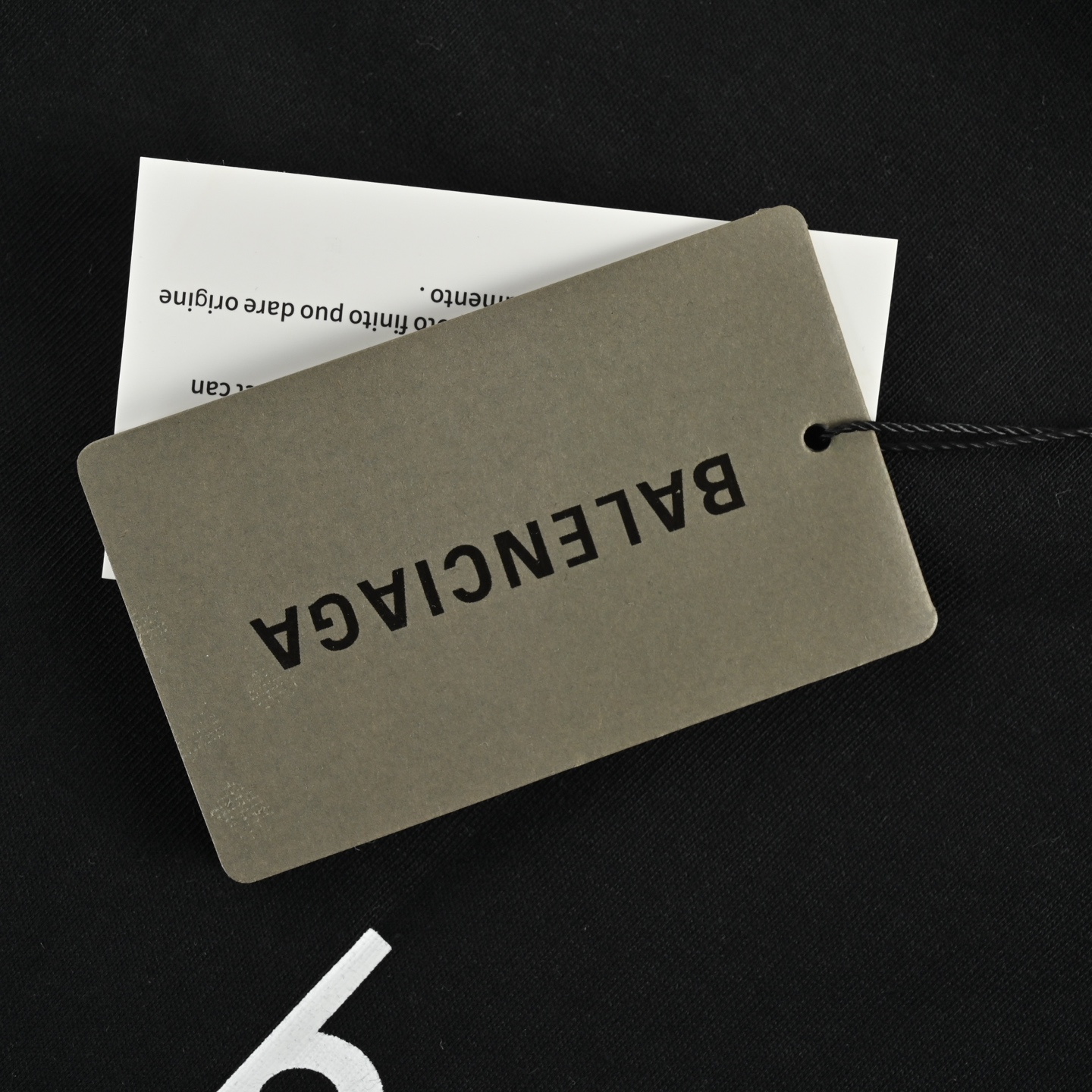 Balenciaga/巴黎世家 前后刺绣短袖