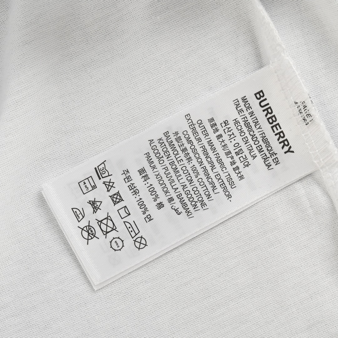 Burberry/巴宝莉 25ss暗纹刺绣战马短袖