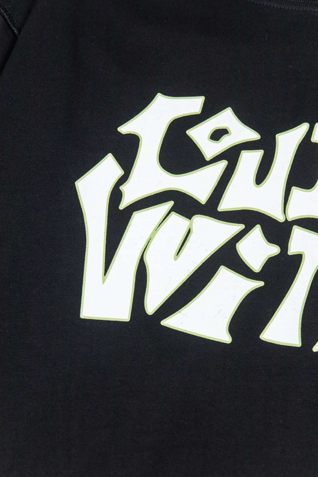 Louis Vuitton/路易威登 2025ss字母圆领短袖 - Louis Vuitton法国路威酩轩集团 白色 黑色