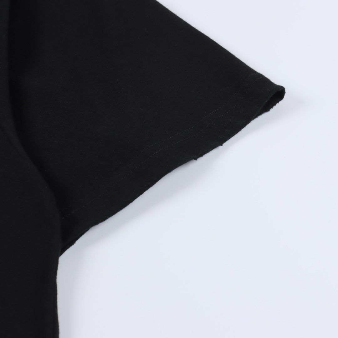 Balenciaga/巴黎世家 25ss前后水钻LOGO短袖黑色 灰白-Chinese UA Cheap High Quatity Brand Clothes Bags handbags Sneakers wholesale wholesaler seller from China Factory suppliers Fashion Clothing Shoes best Quality Beautiful Price Balenciaga/巴黎世家 25ss前后水钻LOGO短袖黑色 灰白