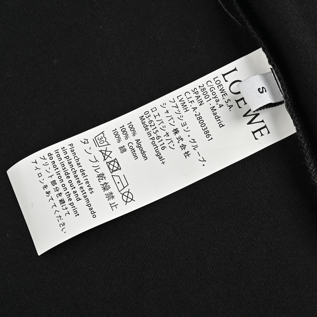 Loewe/罗意威 25ss 双色刺绣logo短袖