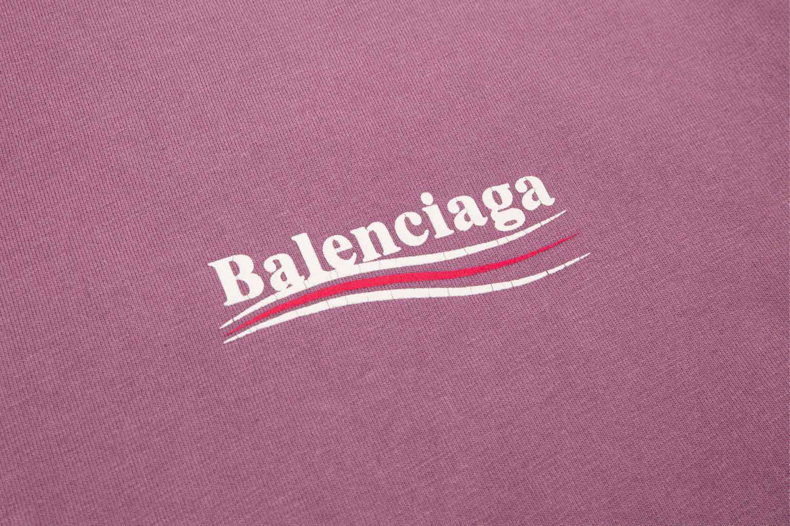 Balenciaga/巴黎世家可乐印花logo短袖 水洗紫-Chinese UA Cheap High Quatity Brand Clothes Bags handbags Sneakers wholesale wholesaler seller from China Factory suppliers Fashion Clothing Shoes best Quality Beautiful Price Balenciaga/巴黎世家可乐印花logo短袖 水洗紫