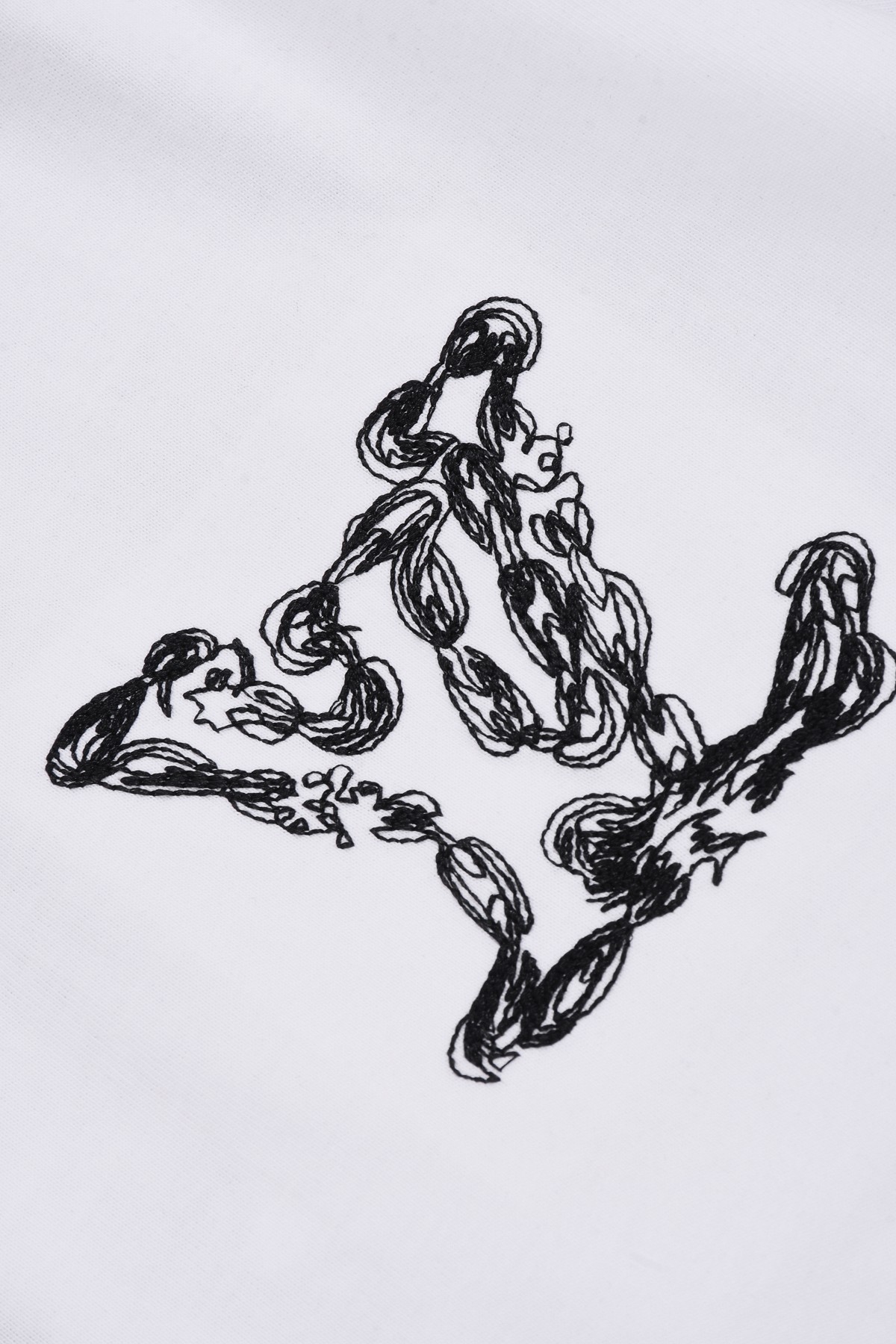 Louis Vuitton/路易威登 25ss 前后绣花字母短袖 路易威登LOGO标识圆领短袖