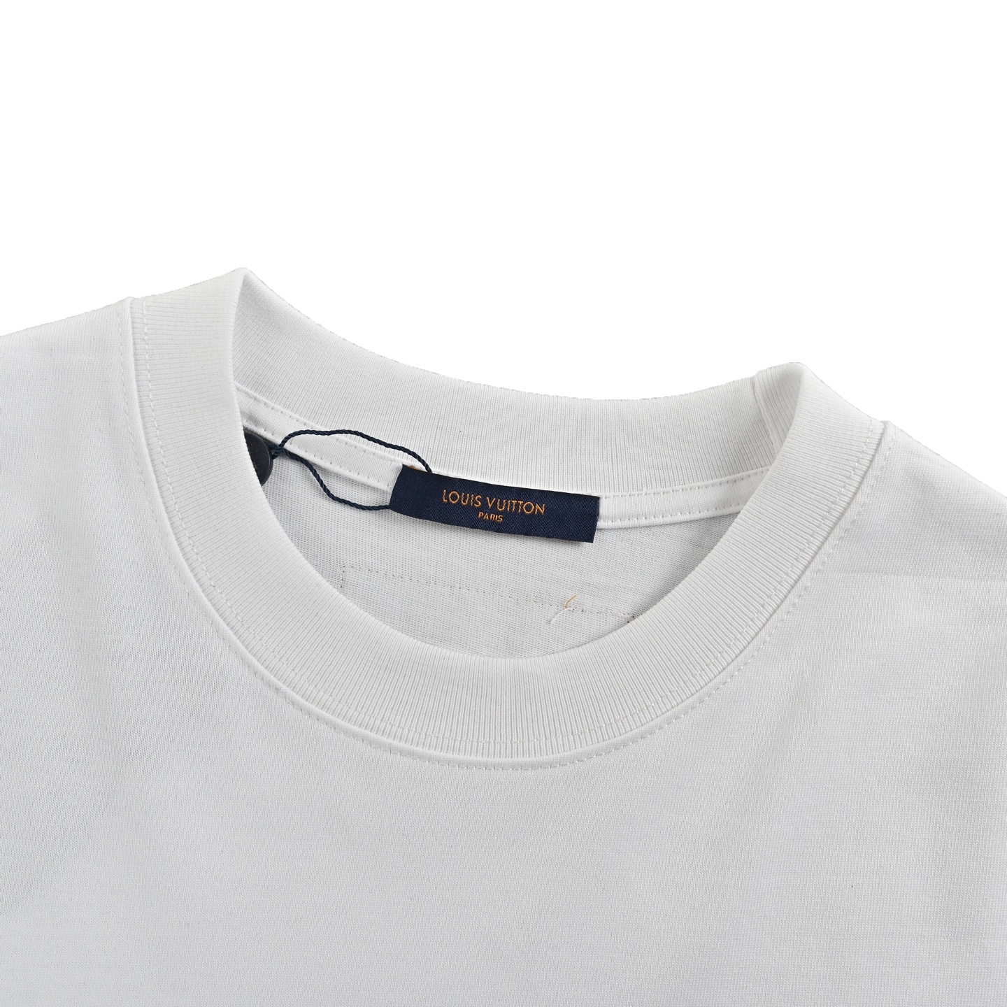 Louis Vuitton/路易威登 25ss 前后绣花字母短袖 路易威登LOGO标识圆领短袖