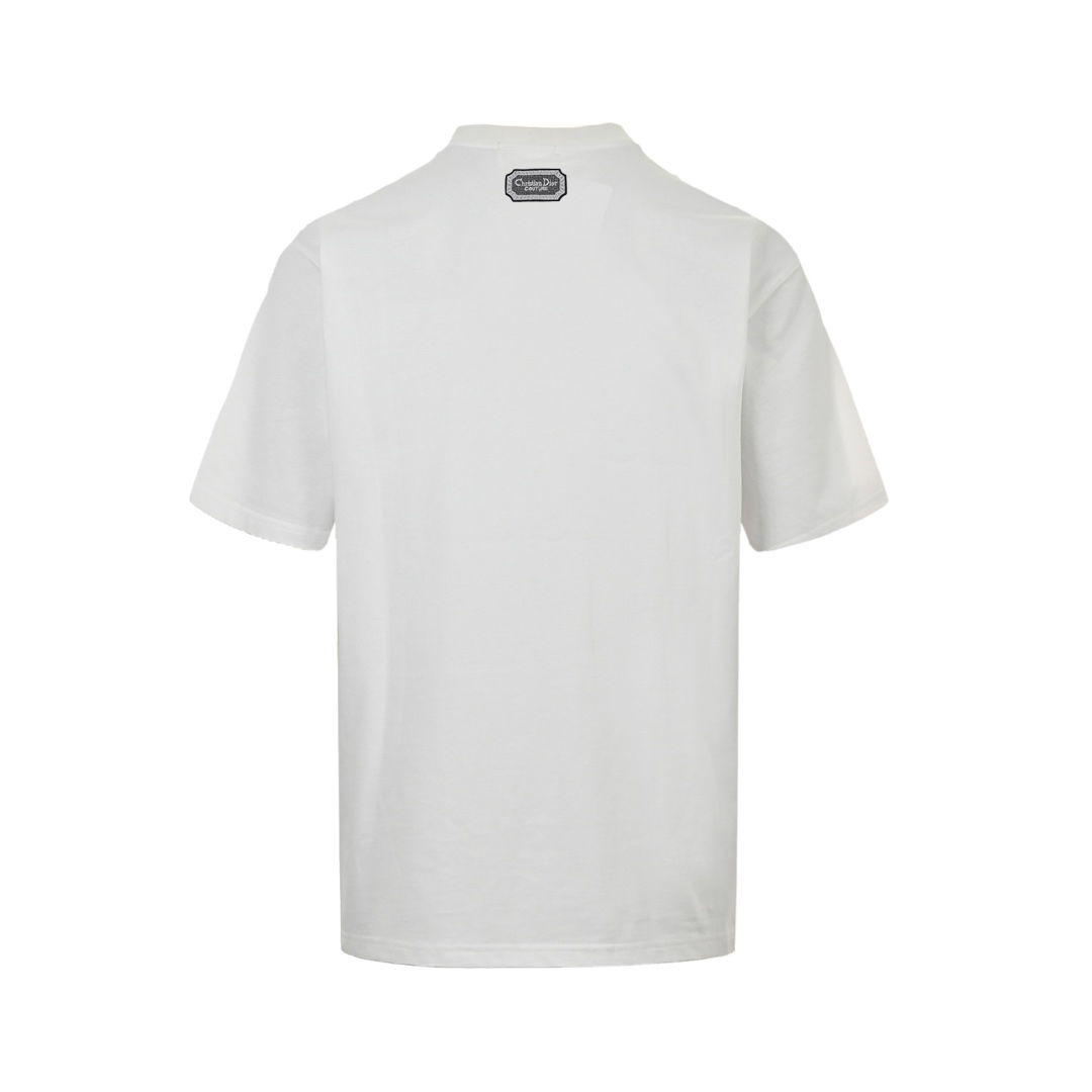 Dior/迪奥 25ss 提花牛仔口袋蜜蜂短袖