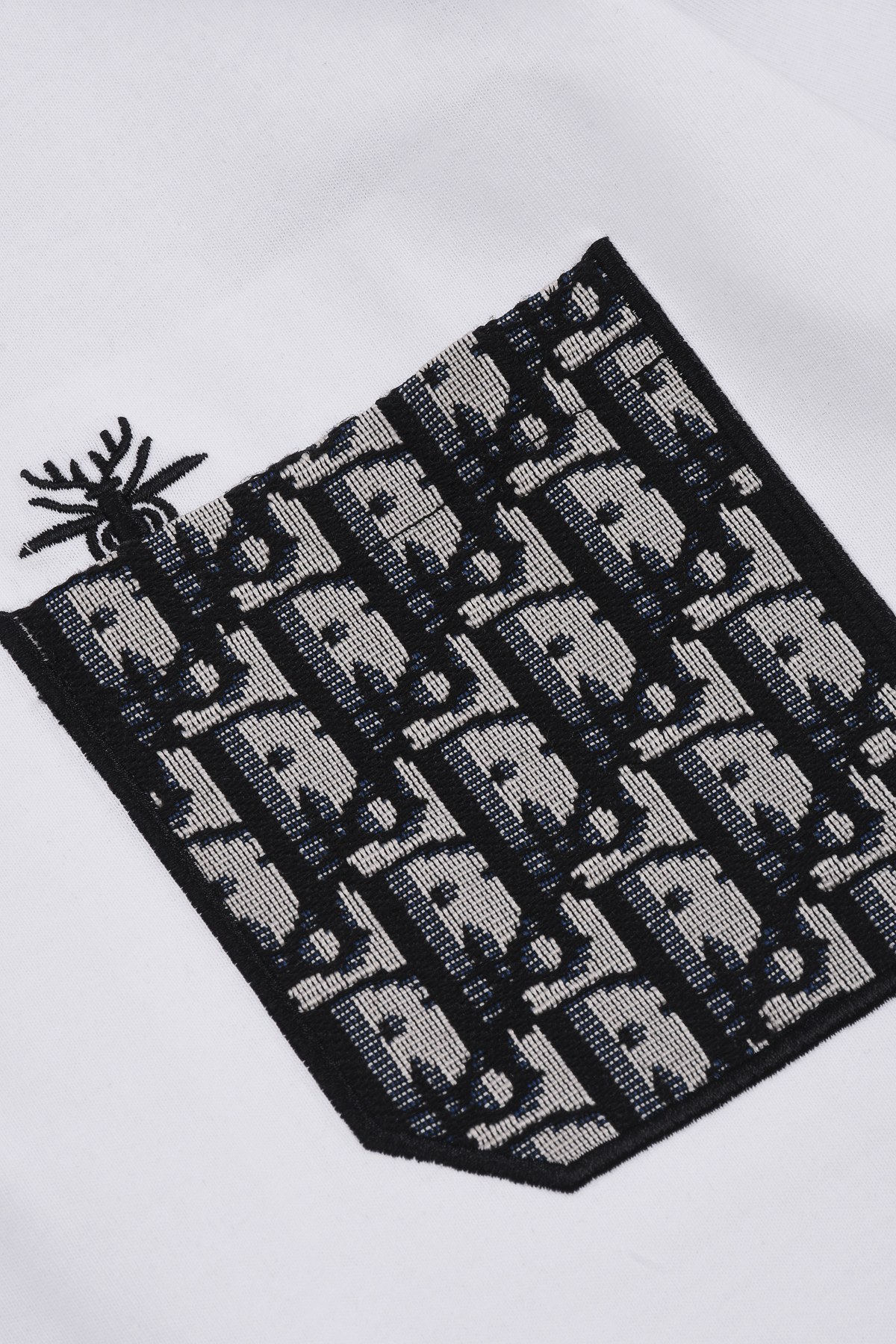 Dior/迪奥 25ss 提花牛仔口袋蜜蜂短袖