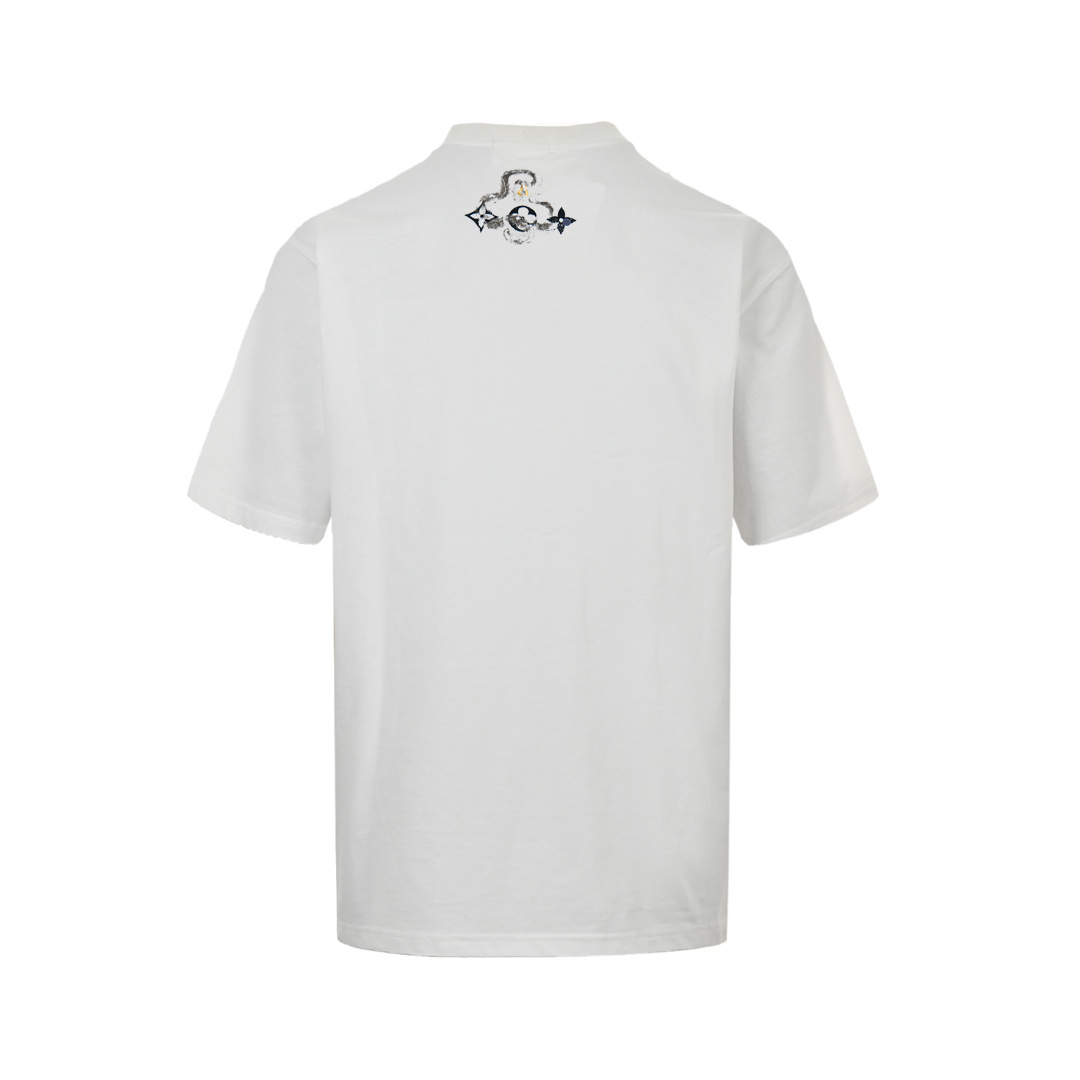 Louis Vuitton/路易威登 2025ss龙年限定圆领短袖 黑色 白色