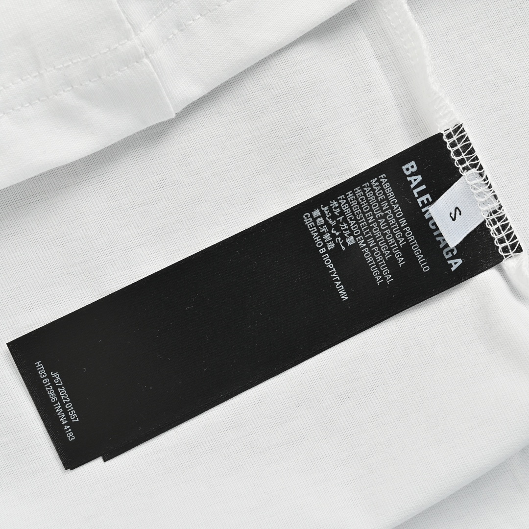 Balenciaga/巴黎世家 25ss 彩绘涂鸦字母短袖-Chinese UA Cheap High Quatity Brand Clothes Bags handbags Sneakers wholesale wholesaler seller from China Factory suppliers Fashion Clothing Shoes best Quality Beautiful Price Balenciaga/巴黎世家 25ss 彩绘涂鸦字母短袖