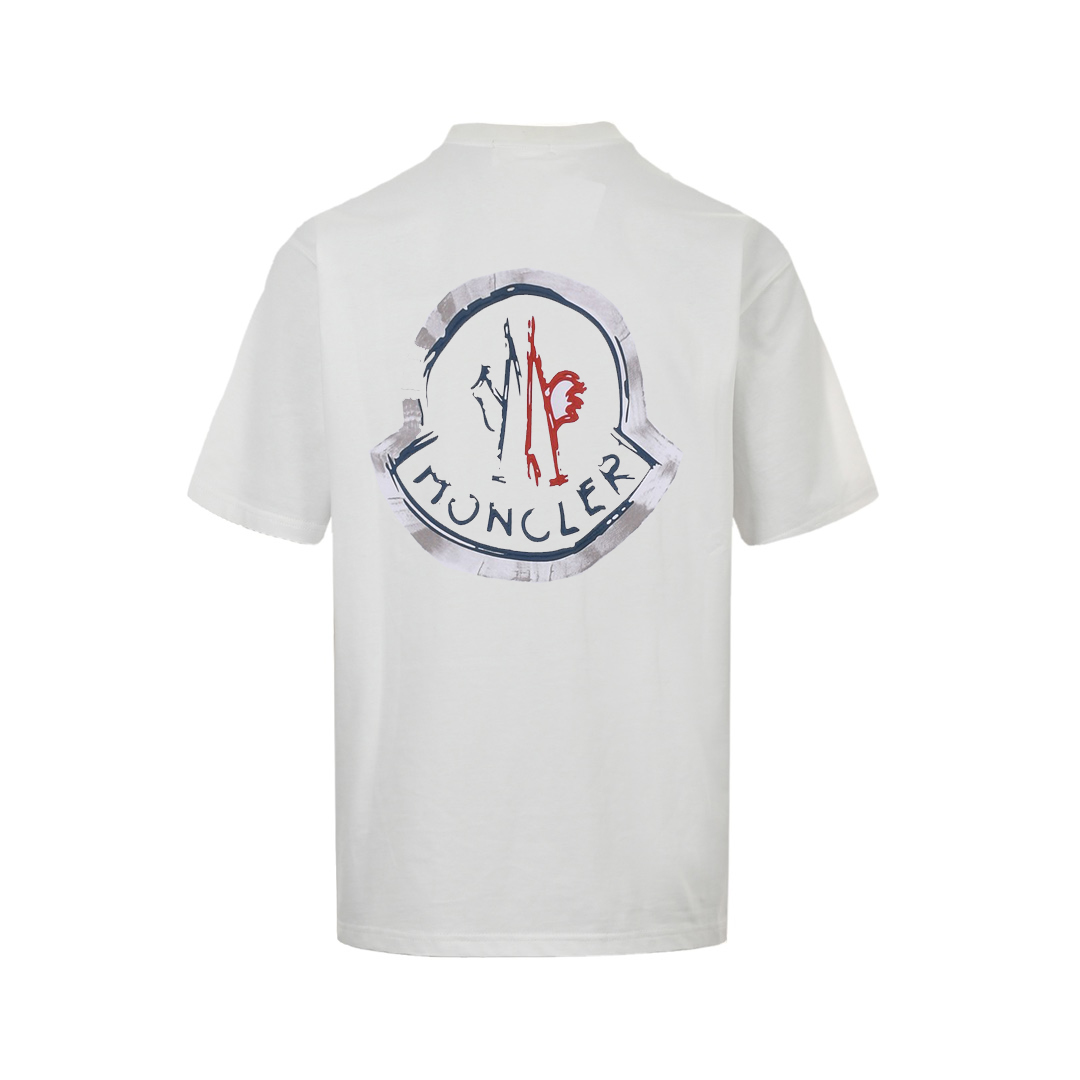 MONCLER/蒙口 25ss 喷墨LOGO短袖T恤-Chinese UA Cheap High Quatity Brand Clothes Bags handbags Sneakers wholesale wholesaler seller from China Factory suppliers Fashion Clothing Shoes best Quality Beautiful Price MONCLER/蒙口 25ss 喷墨LOGO短袖T恤