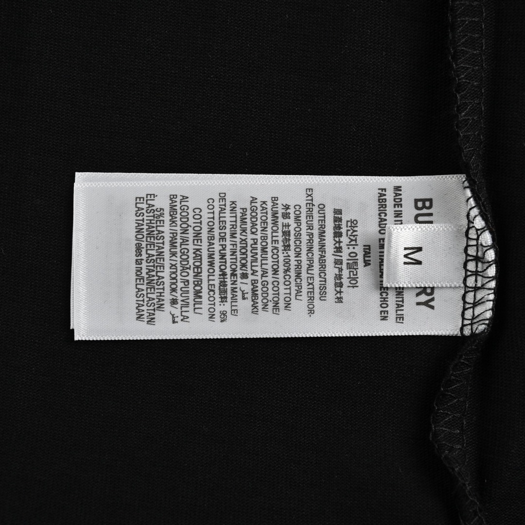 Burberry/巴宝莉 25ss刺绣花边短袖T恤