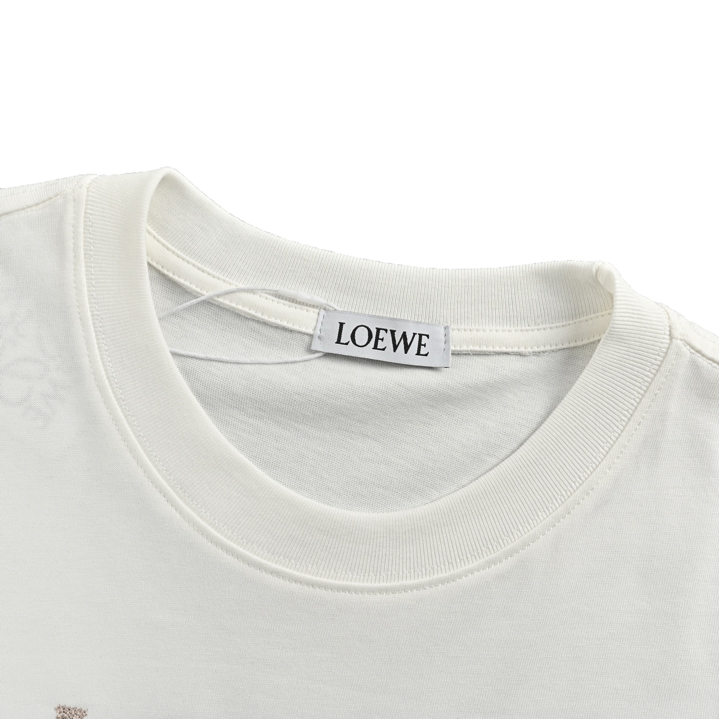 Loewe/罗意威 25ss手绘网点LOGO短袖T恤-Chinese UA Cheap High Quatity Brand Clothes Bags handbags Sneakers wholesale wholesaler seller from China Factory suppliers Fashion Clothing Shoes best Quality Beautiful Price Loewe/罗意威 25ss手绘网点LOGO短袖T恤
