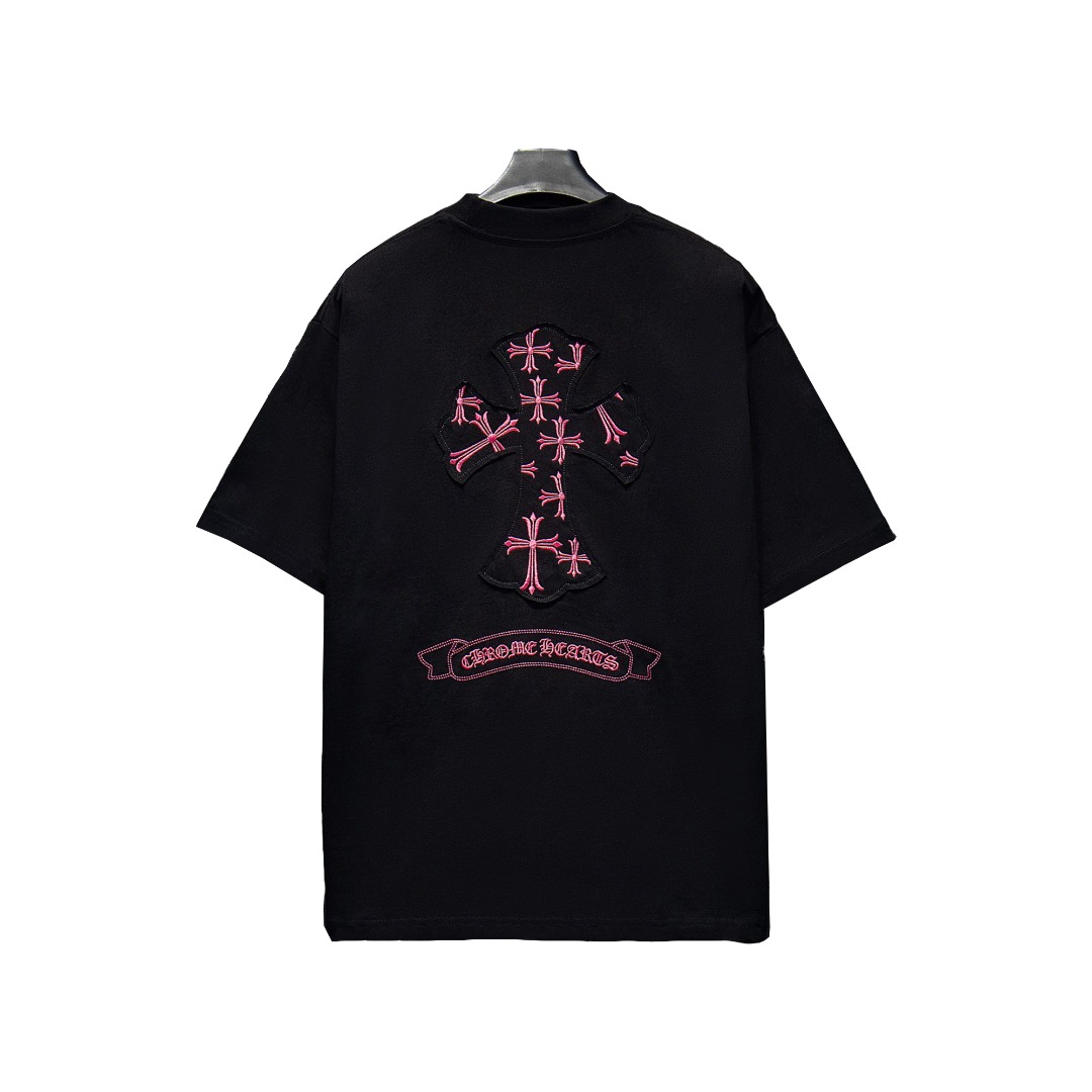 Chrome Hearts/克罗心 25ss 贴布刺绣字母短袖