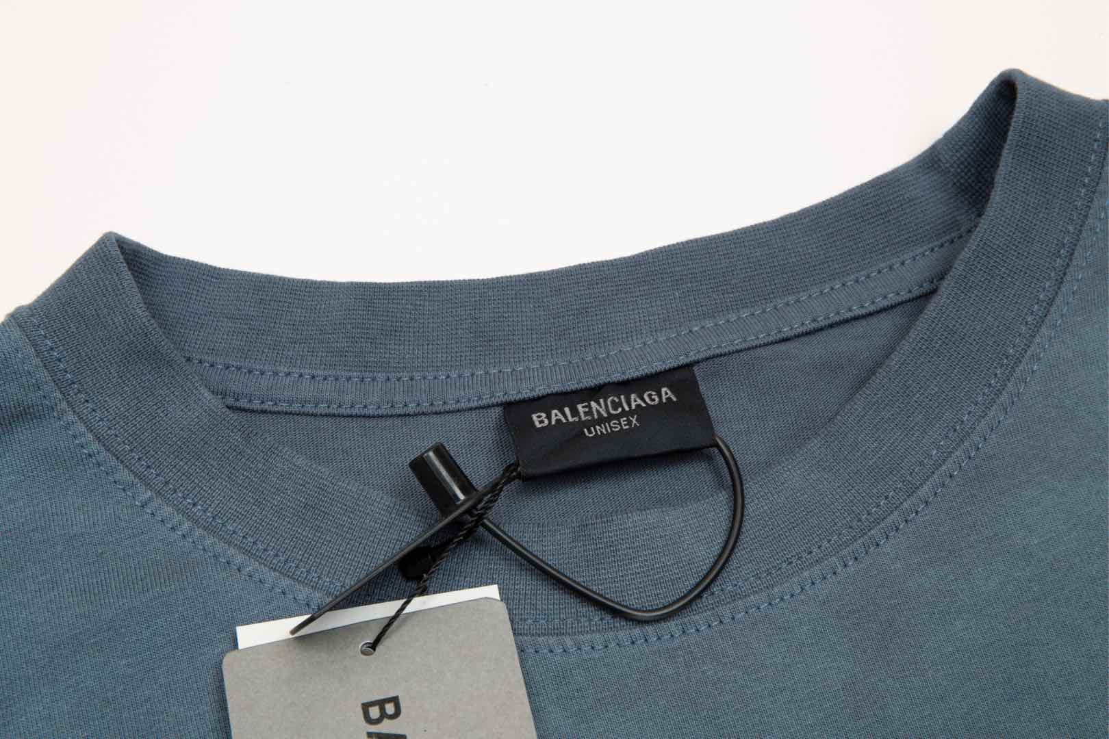 Balenciga/巴黎世家 25ss 扎染做旧可乐短袖 喷砂蓝-莆田鞋,莆田鞋货源,高仿鞋,高仿鞋货源,安福档口,莆田高仿鞋,莆田鞋批发,高仿鞋批发,莆田高仿运动鞋,高仿运动鞋,莆田运动鞋 Balenciga/巴黎世家 25ss 扎染做旧可乐短袖 喷砂蓝