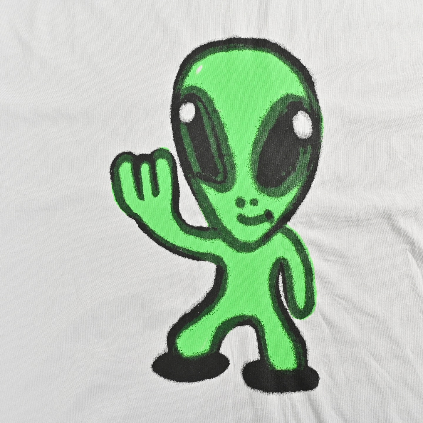 Balenciaga/巴黎世家 25ss 溶解笑脸外星人短袖-Chinese UA Cheap High Quatity Brand Clothes Bags handbags Sneakers wholesale wholesaler seller from China Factory suppliers Fashion Clothing Shoes best Quality Beautiful Price Balenciaga/巴黎世家 25ss 溶解笑脸外星人短袖