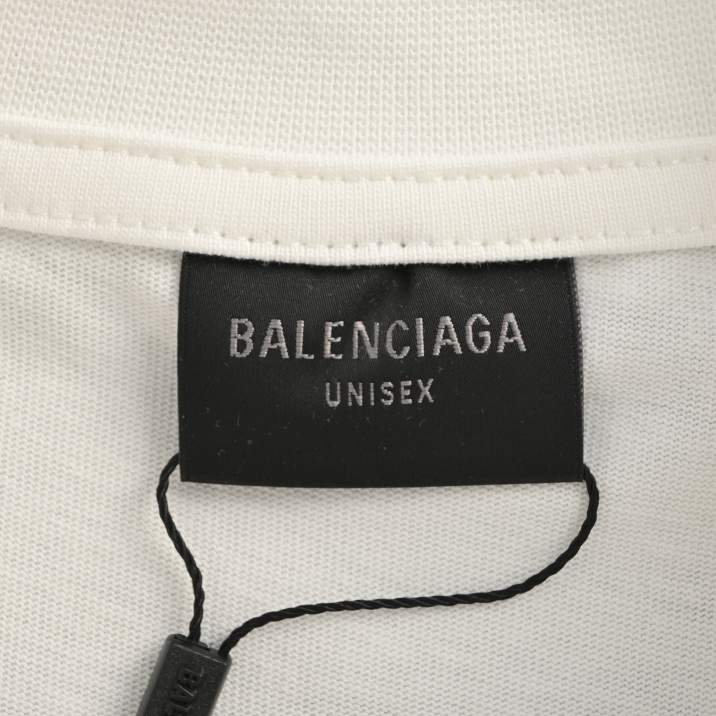 Balenciaga/巴黎世家 25ss 红色胶带印花短袖 黑色 白色