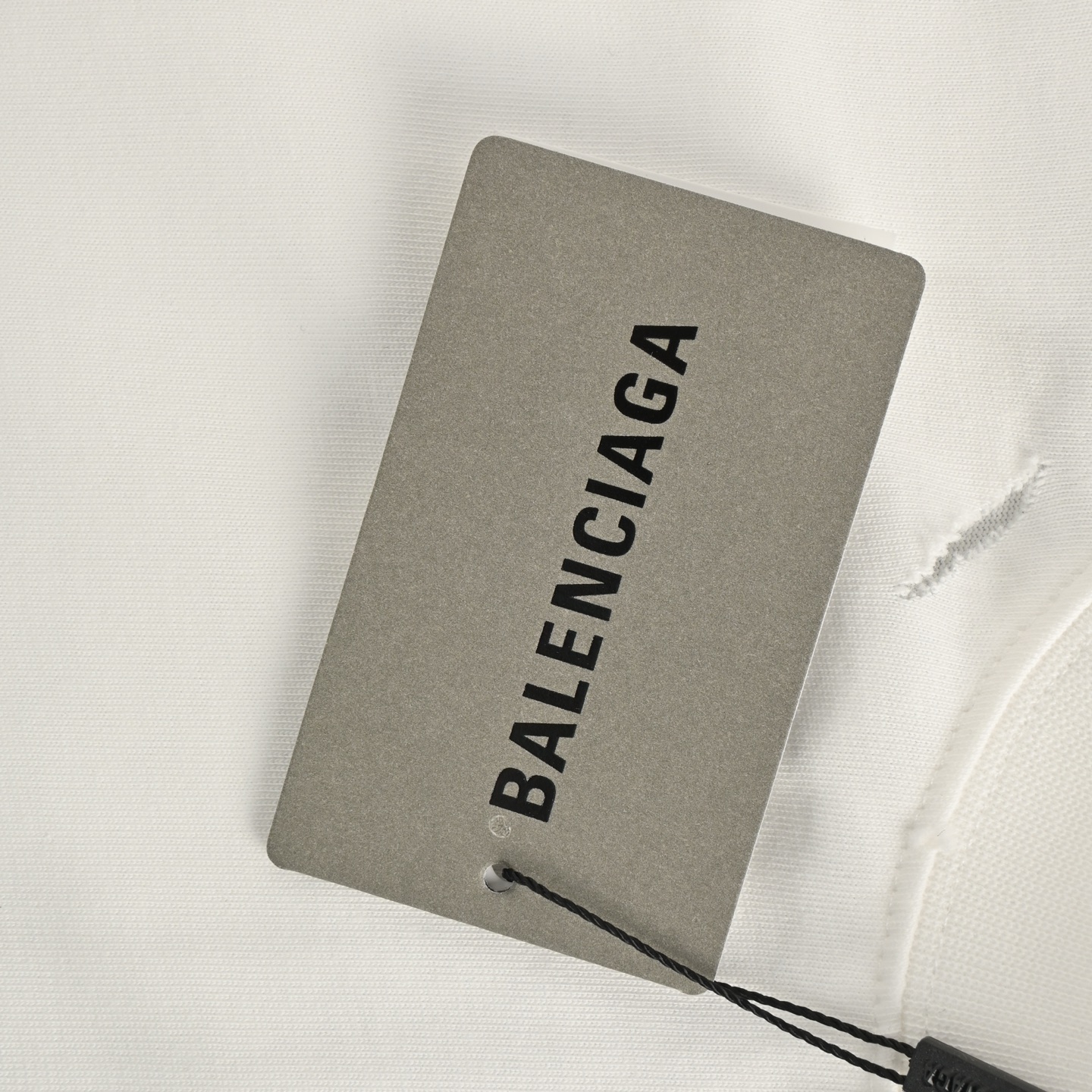 Balenciaga/巴黎世家 25ss 红色胶带印花短袖 黑色 白色