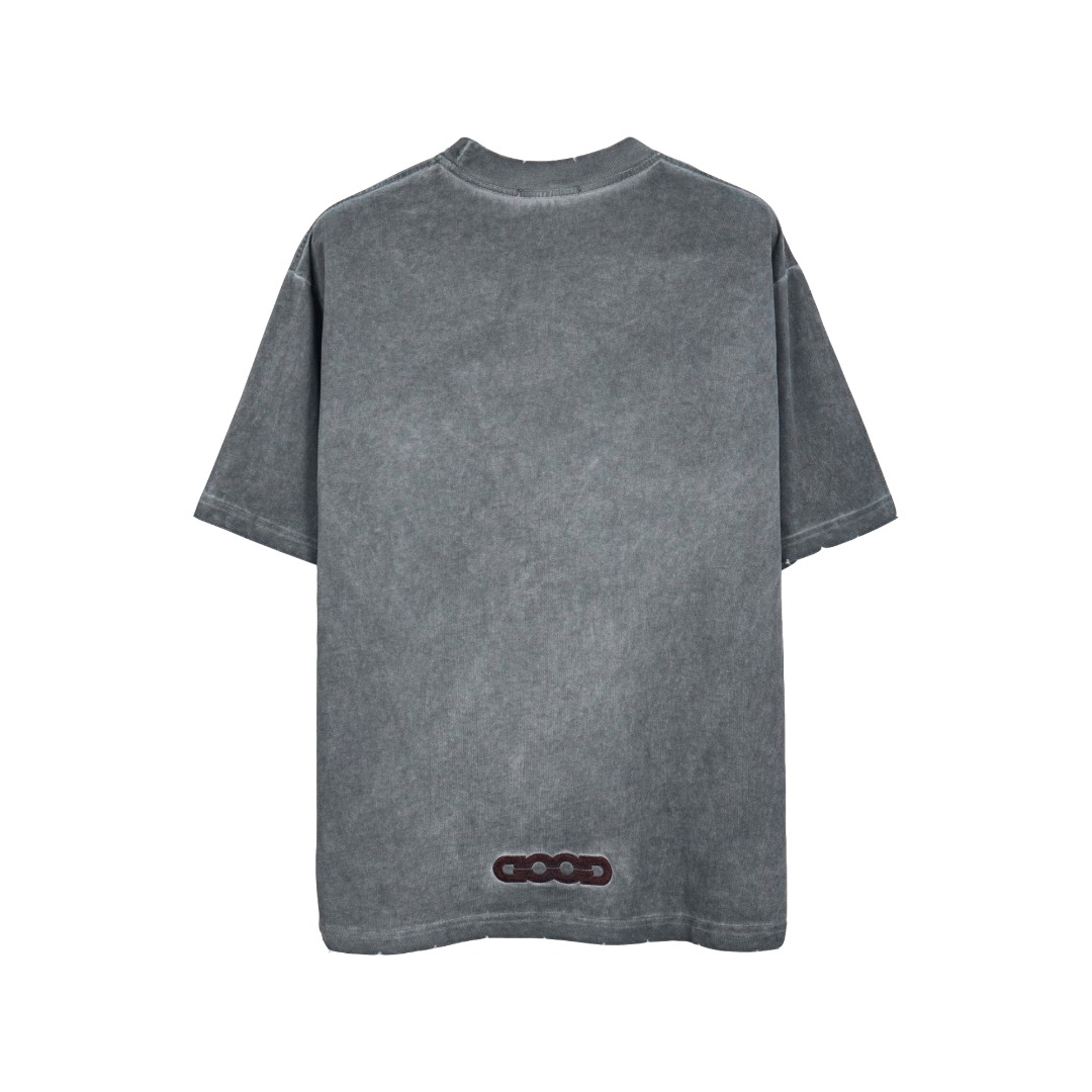 GOODBRAND 25ss 做旧磨破炒色短袖T恤-Chinese UA Cheap High Quatity Brand Clothes Bags handbags Sneakers wholesale wholesaler seller from China Factory suppliers Fashion Clothing Shoes best Quality Beautiful Price GOODBRAND 25ss 做旧磨破炒色短袖T恤