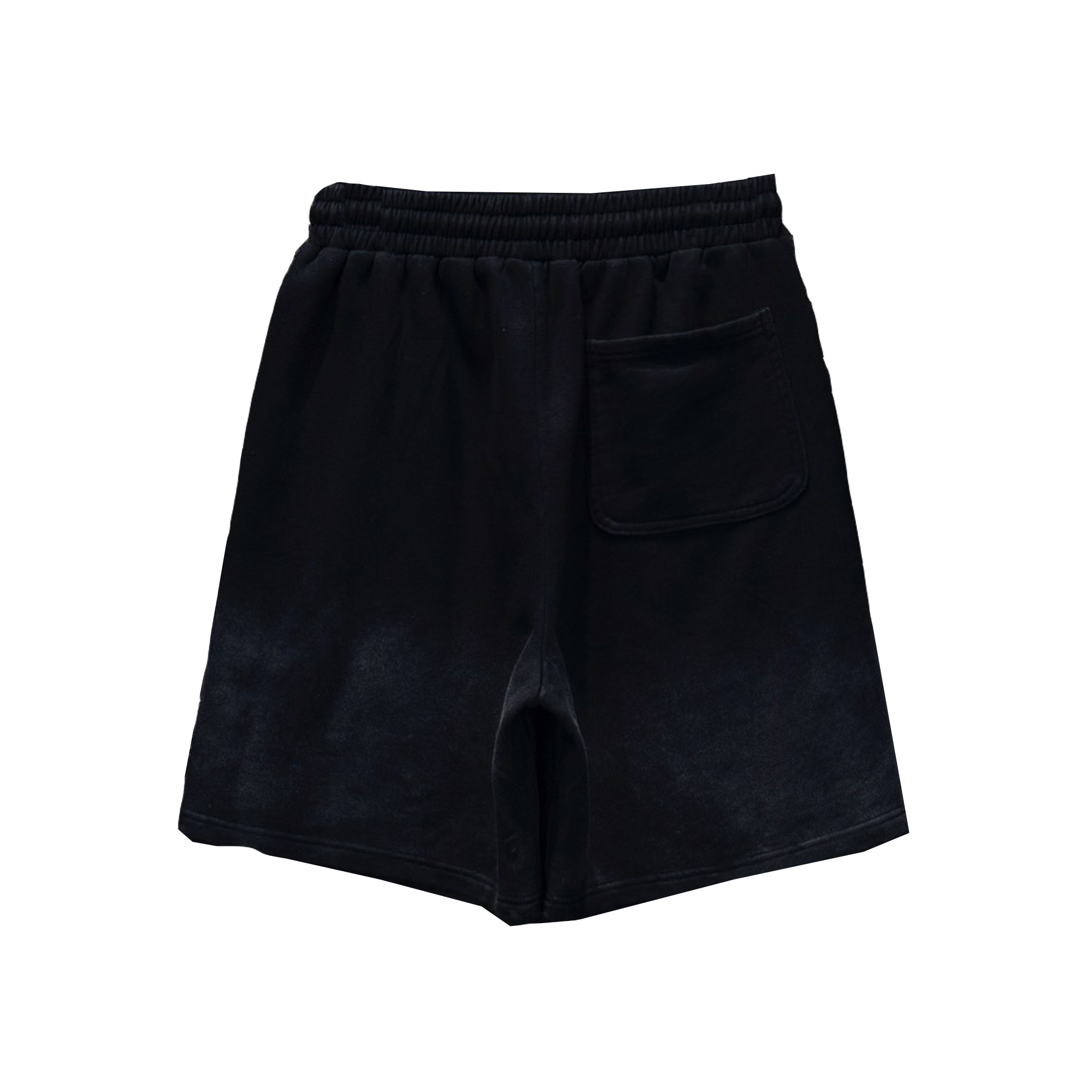 Chrome Hearts/克罗心 25ss 喷砂烫钻短裤 水洗黑