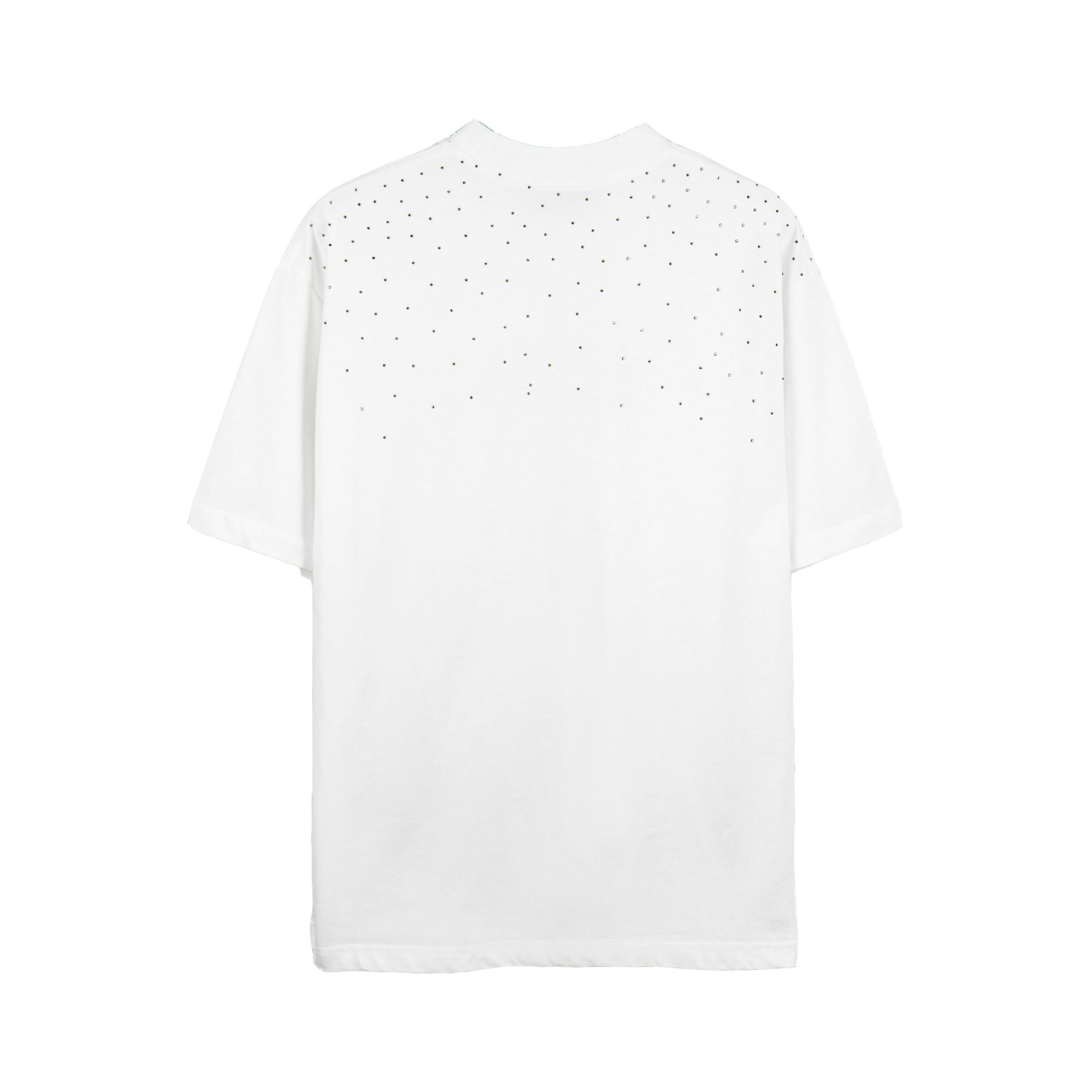 GOODBRAND 烫钻花体标语印花圆领套头短袖T恤-Chinese UA Cheap High Quatity Brand Clothes Bags handbags Sneakers wholesale wholesaler seller from China Factory suppliers Fashion Clothing Shoes best Quality Beautiful Price GOODBRAND 烫钻花体标语印花圆领套头短袖T恤