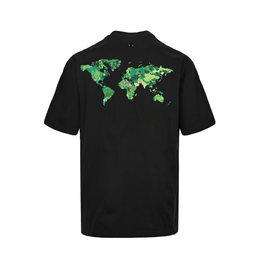 GOODBRAND SS25 立体绿植刺绣地图LOGO宽松短袖T恤-Chinese UA Cheap High Quatity Brand Clothes Bags handbags Sneakers wholesale wholesaler seller from China Factory suppliers Fashion Clothing Shoes best Quality Beautiful Price GOODBRAND SS25 立体绿植刺绣地图LOGO宽松短袖T恤