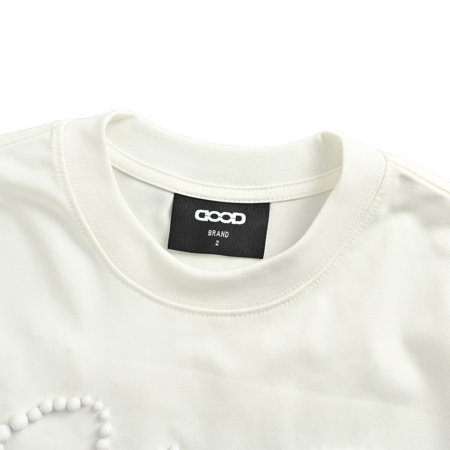 GOOD BRAND 25ss 电镀烤瓷珍珠字母短袖-Chinese UA Cheap High Quatity Brand Clothes Bags handbags Sneakers wholesale wholesaler seller from China Factory suppliers Fashion Clothing Shoes best Quality Beautiful Price GOOD BRAND 25ss 电镀烤瓷珍珠字母短袖