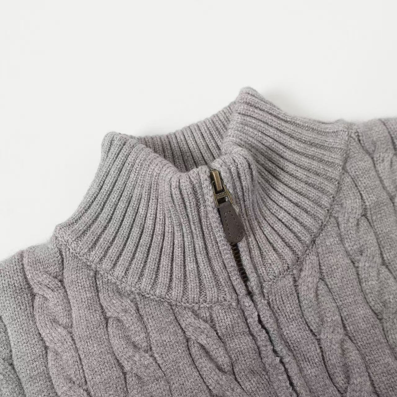 Raph lauren/拉夫劳伦25ss经典绞花全拉链毛衣 男女同款灰色 白色 卡其 藏青-Chinese UA Cheap High Quatity Brand Clothes Bags handbags Sneakers wholesale wholesaler seller from China Factory suppliers Fashion Clothing Shoes best Quality Beautiful Price Raph lauren/拉夫劳伦25ss经典绞花全拉链毛衣 男女同款灰色 白色 卡其 藏青