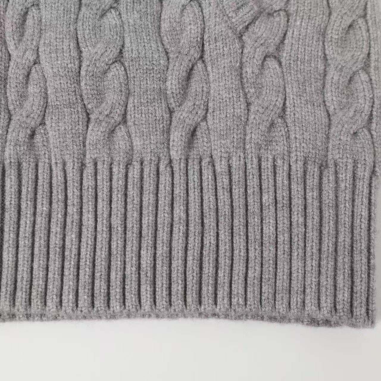 Raph lauren/拉夫劳伦25ss经典绞花全拉链毛衣 男女同款灰色 白色 卡其 藏青-Chinese UA Cheap High Quatity Brand Clothes Bags handbags Sneakers wholesale wholesaler seller from China Factory suppliers Fashion Clothing Shoes best Quality Beautiful Price Raph lauren/拉夫劳伦25ss经典绞花全拉链毛衣 男女同款灰色 白色 卡其 藏青