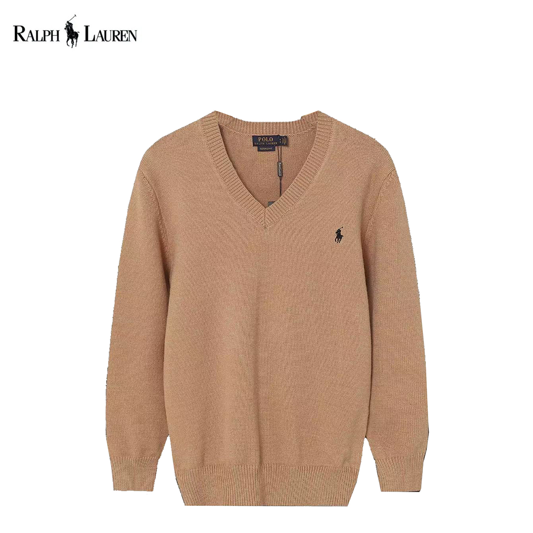 RALPH LAUREN/拉夫劳伦25FW针织V领毛衣-Chinese UA Cheap High Quatity Brand Clothes Bags handbags Sneakers wholesale wholesaler seller from China Factory suppliers Fashion Clothing Shoes best Quality Beautiful Price RALPH LAUREN/拉夫劳伦25FW针织V领毛衣