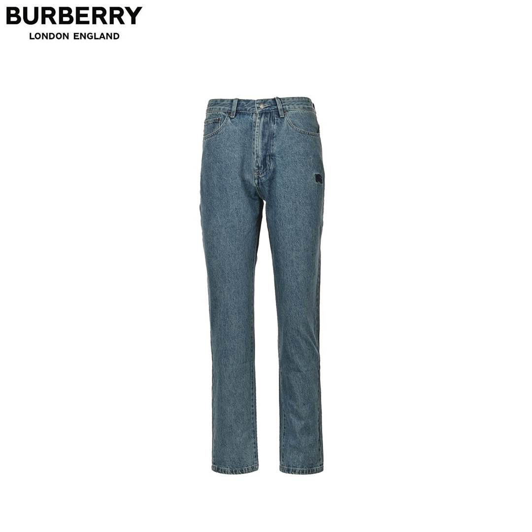 Burberry & Supreme 战马刺绣牛仔裤