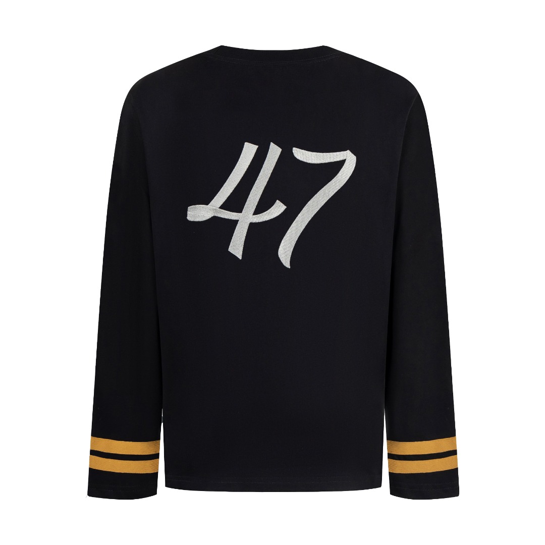 Dior/迪奥 25ss 47字母刺绣圆领长袖 黑色 白色