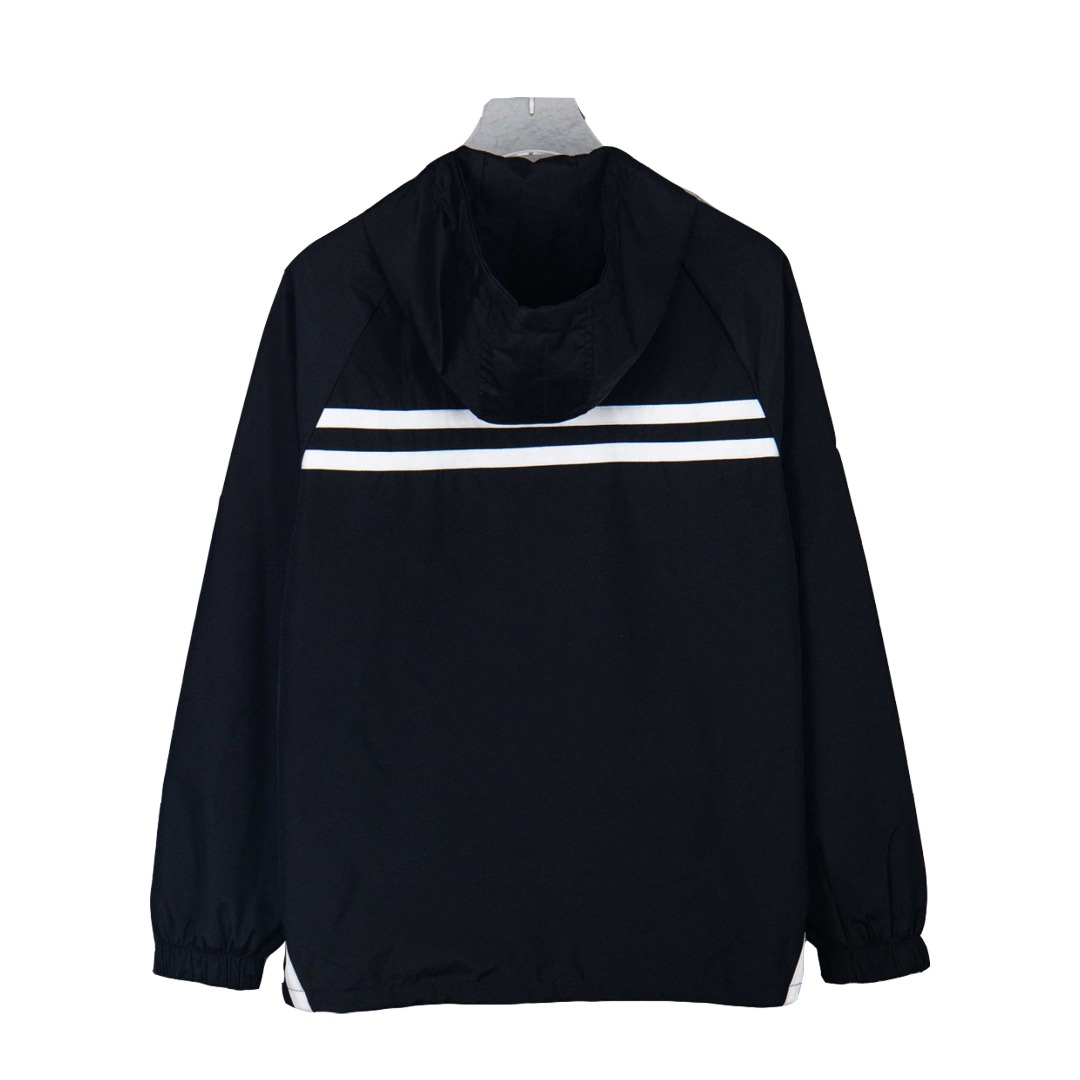 Prada/普拉达 25ss 再生尼龙夹克外套 黑色-Chinese UA Cheap High Quatity Brand Clothes Bags handbags Sneakers wholesale wholesaler seller from China Factory suppliers Fashion Clothing Shoes best Quality Beautiful Price Prada/普拉达 25ss 再生尼龙夹克外套 黑色