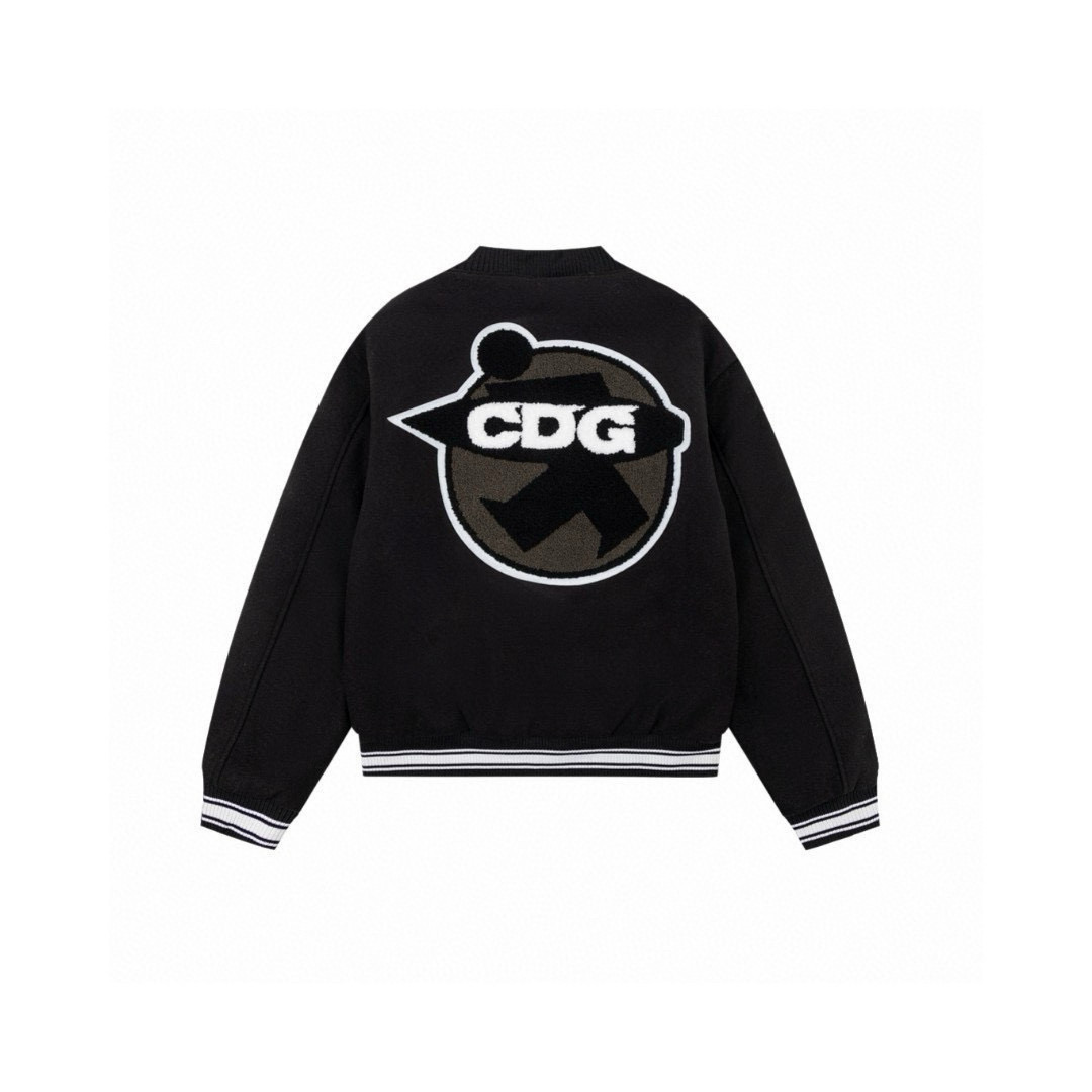 Stussy/斯图西 25SSCDG联名款40周年袖章刺绣夹克