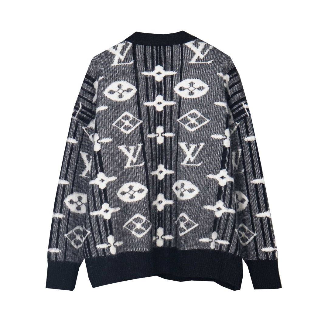 Louis Vuitton/路易威登 25ss 马海毛针织提花开衫毛衣