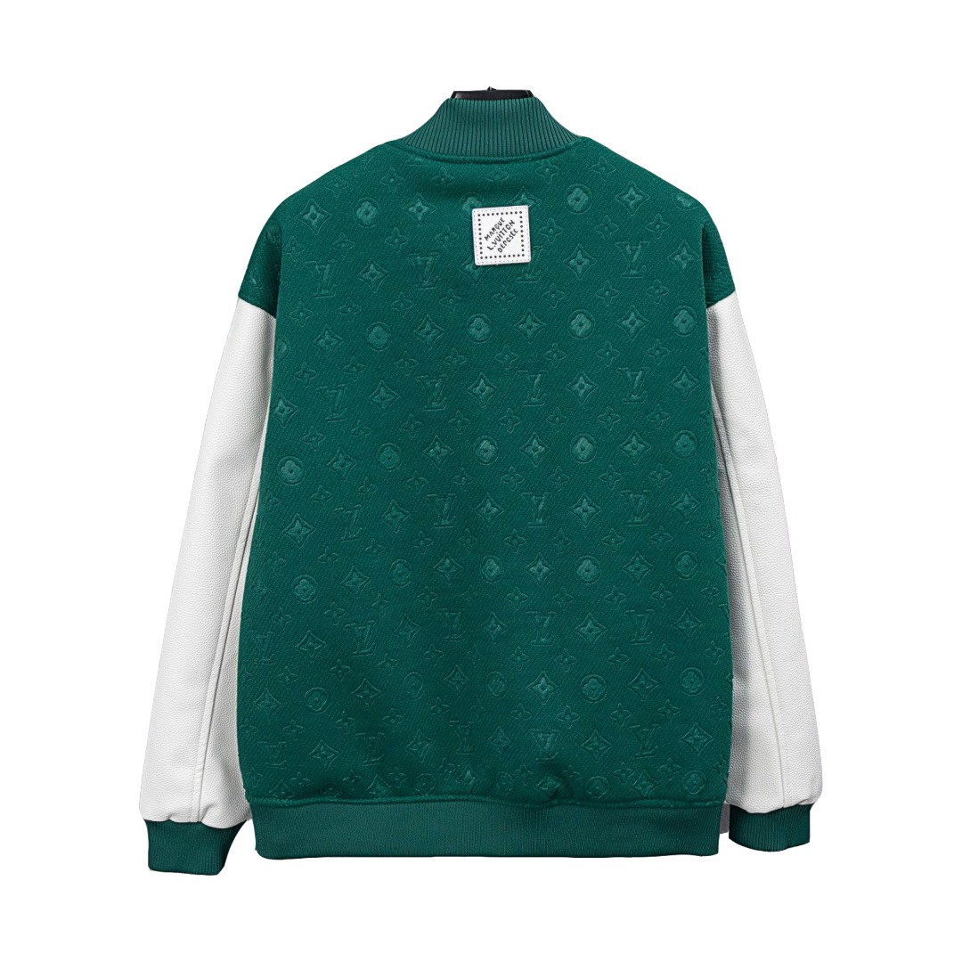 Louis Vuitton/路易威登25ss 重工刺绣老花棒球服