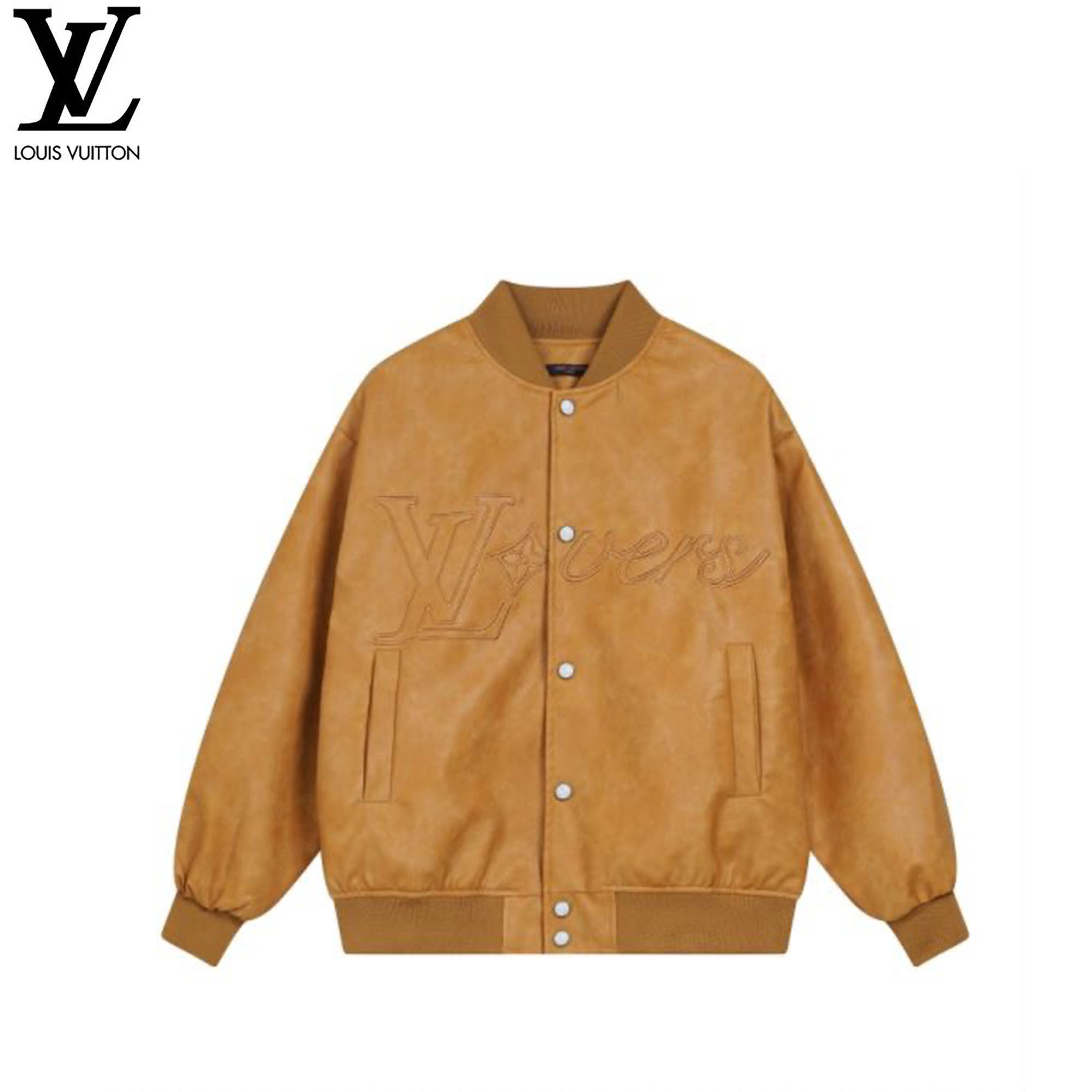 Louis Vuitton/路易威登 25Fw 小羊皮棒球衣外套