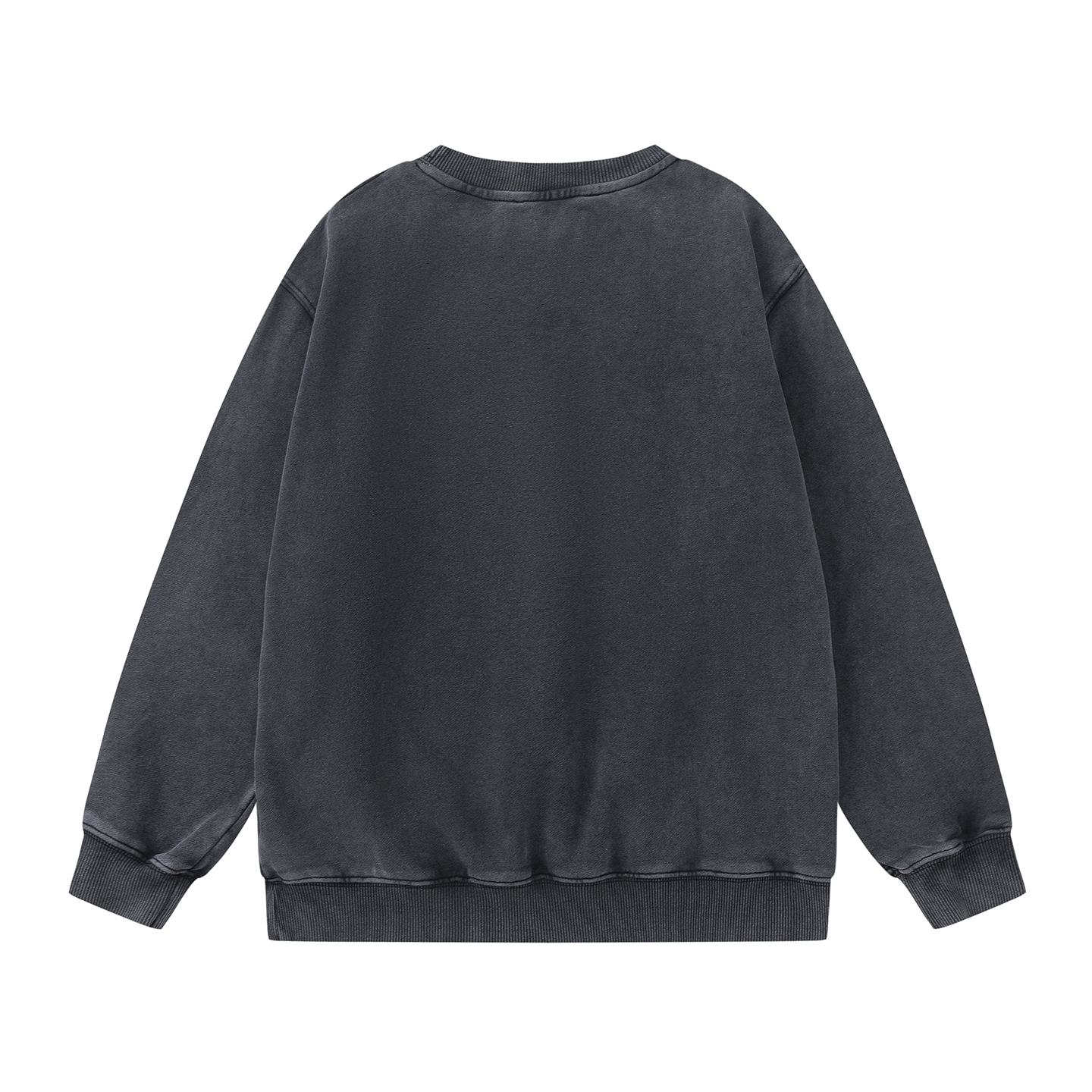 Gucci/古驰 25ss 贴布字母水洗做旧圆领卫衣