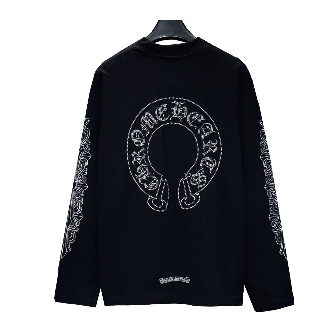 Chrome Hearts/克罗心 25Fw 烫钻蝴蝶长袖