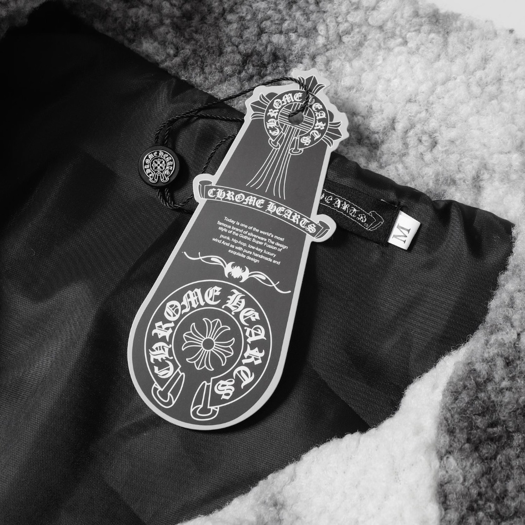 Chrome Hearts/克罗心25Fw羊羔毛渐变拉链外套 Chrome Hearts/克罗心25Fw羊羔毛渐变拉链外套