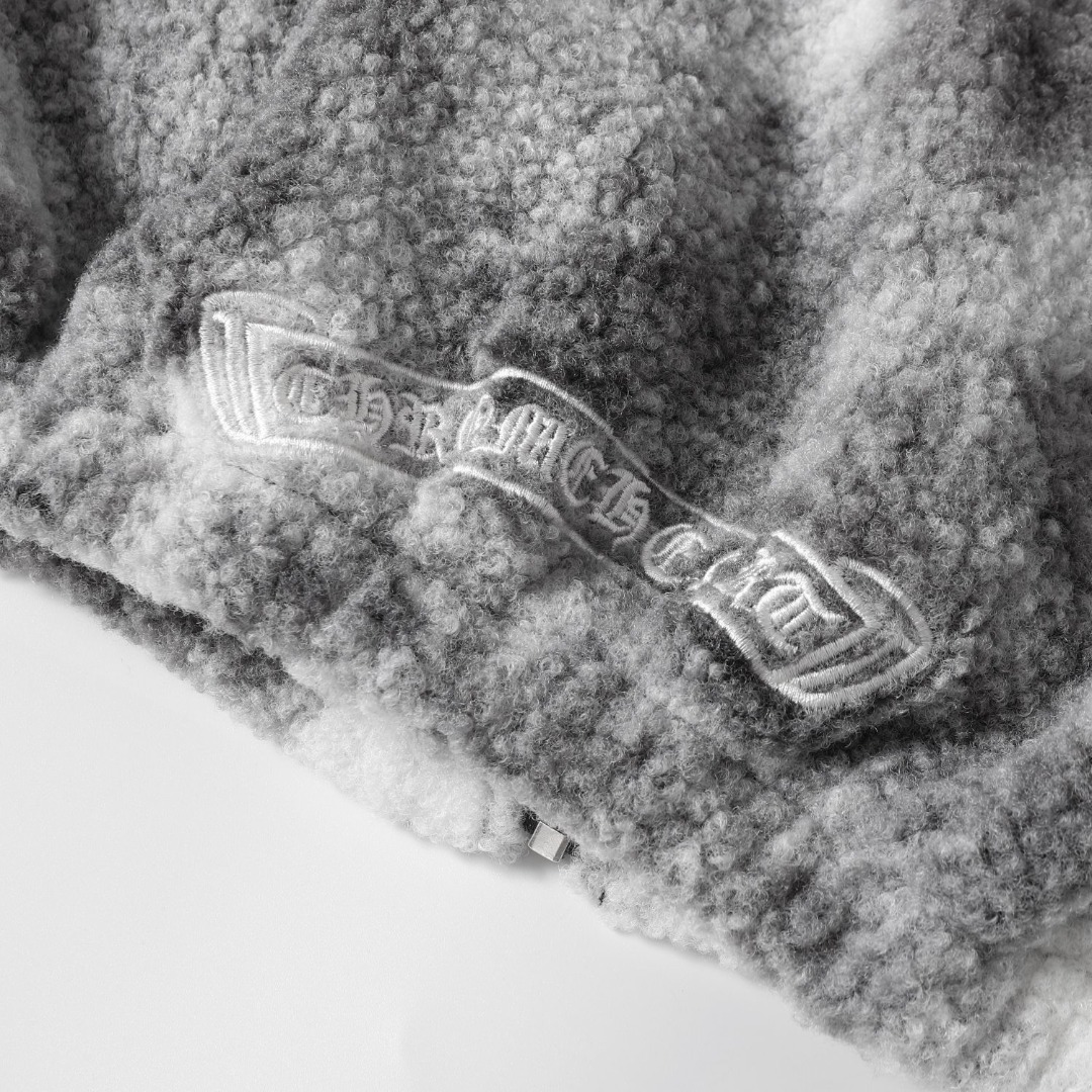 Chrome Hearts/克罗心25Fw羊羔毛渐变拉链外套 Chrome Hearts/克罗心25Fw羊羔毛渐变拉链外套