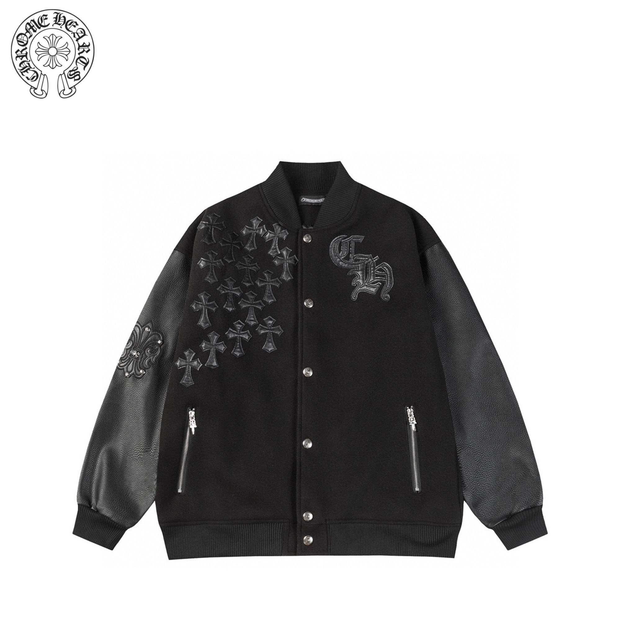 Chrome Hearts/克罗心25Fw贴皮刺绣款棒球服 Chrome Hearts/克罗心25Fw贴皮刺绣款棒球服