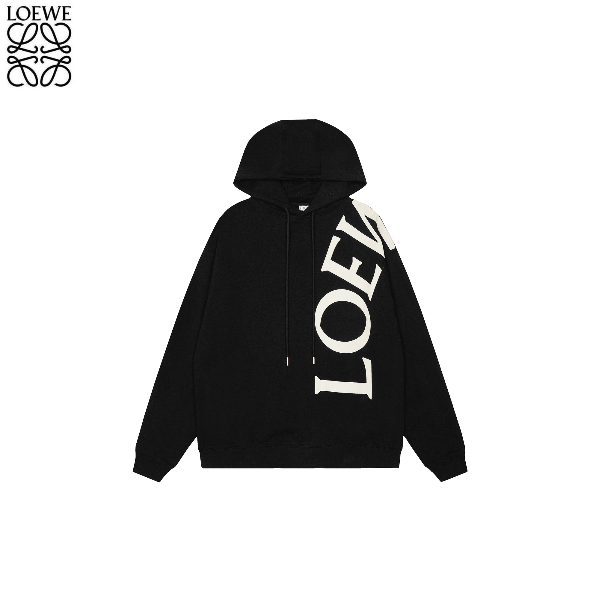 Loewe/罗意威 25Fw大字母微标logo印花连帽卫衣